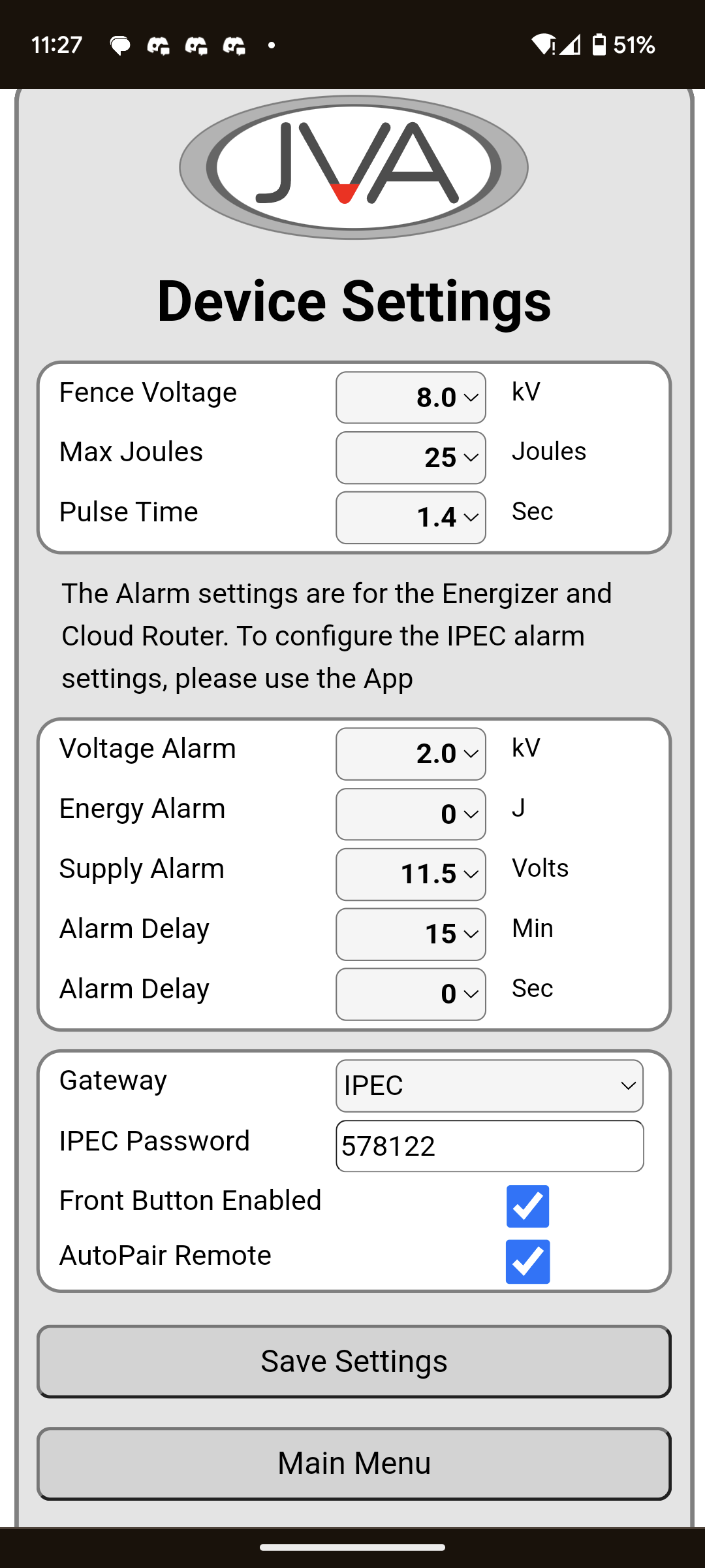 JVA Virtual Keypad Set Up Guide 2